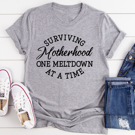 Surviving Motherhood T-Shirt MerchMallow