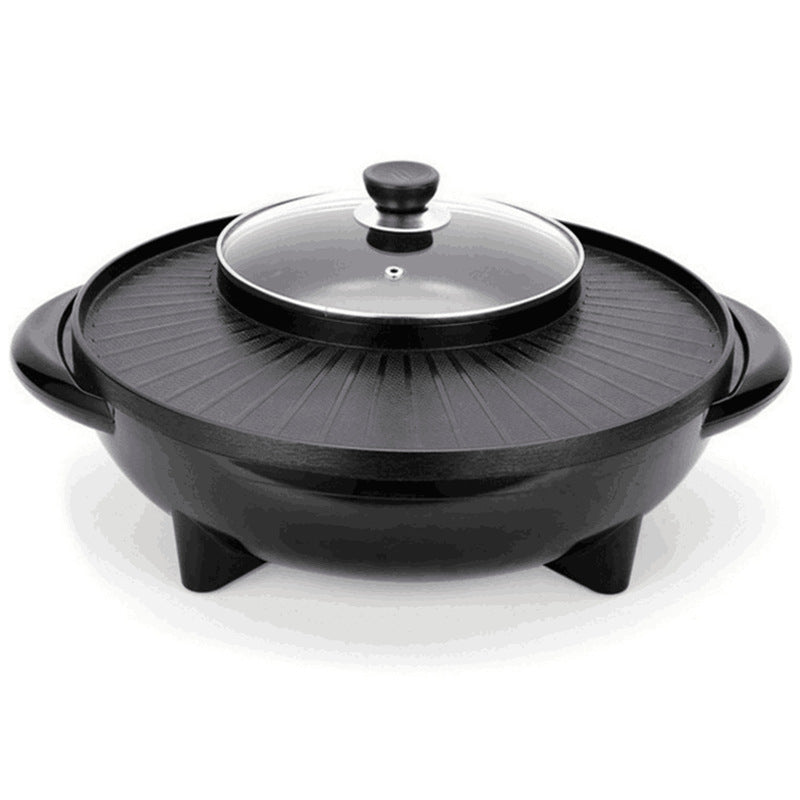 Korean Electric Hot Pot, Multifunctional Grill Pan fulkart.com