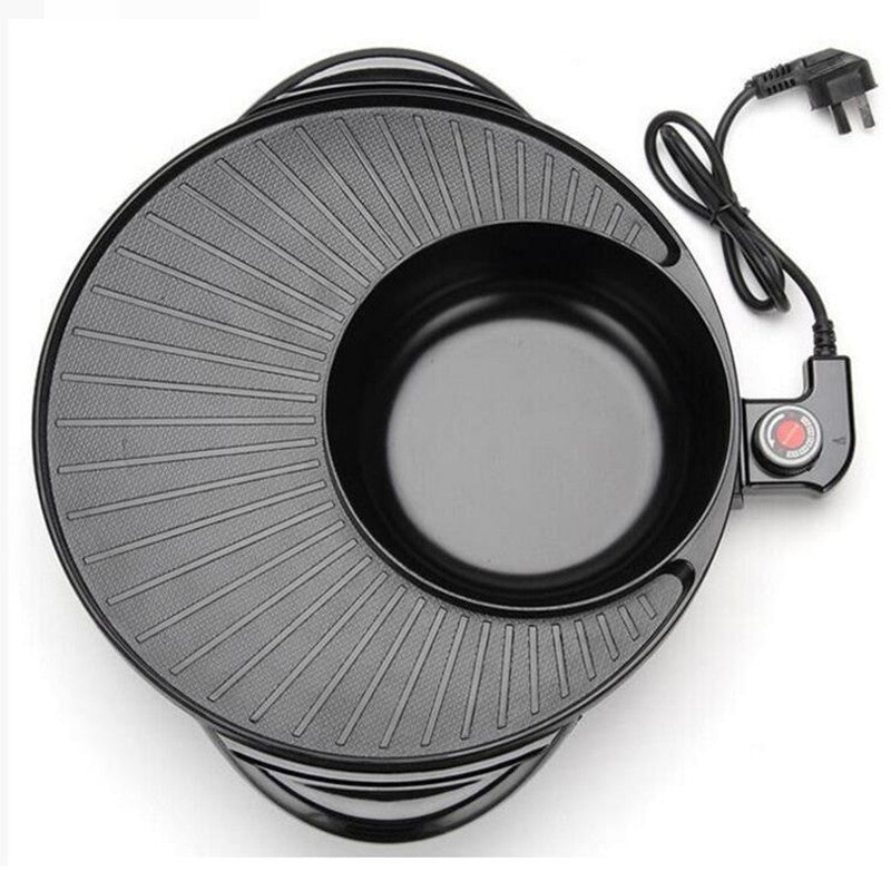 Korean Electric Hot Pot, Multifunctional Grill Pan fulkart.com